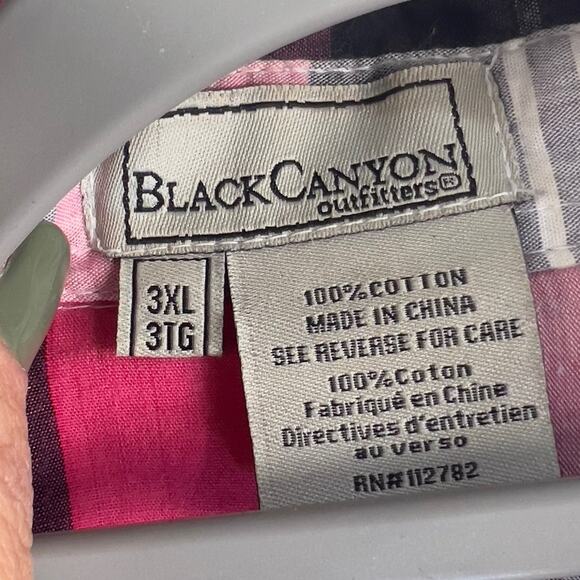 Black Canyon Outfitters Mens Size 3XL Button Up Shirt #2839 - Picture 5 of 6
